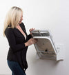 Wall Mounted Ironing Board 180° Swive Fold Away Ironing Board 37.4x11.8 inch