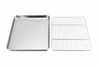 Stainless Steel Baking Pan Oven Tray Cookie Sheet Commercial Roasting Deep Pans