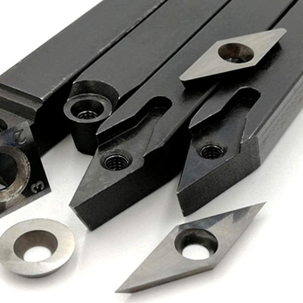 Carbide Tipped Wood Turning Tools Rougher Turning Chisels Set 8 Pcs Lathe Tools