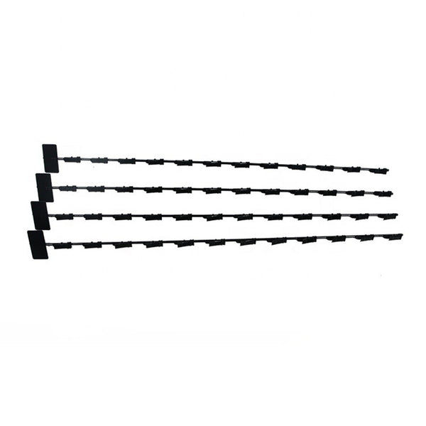 10x Metal Snack Hanging Strips Store Supermarket Shelf Merchandising Clip Strip