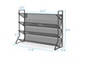 2 Packs Kitchen Spice Rack Organizer Storage Shelf Cabinet Jar Holder Wall Mount