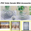PVC Door Curtains Strips 200cm Cool Room Curtain Clear Freezer Room Strips