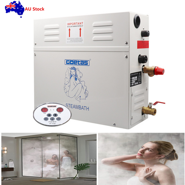 9KW Sauna Steam Machine Steam Generator Fumigation Device W/ Digital Controller