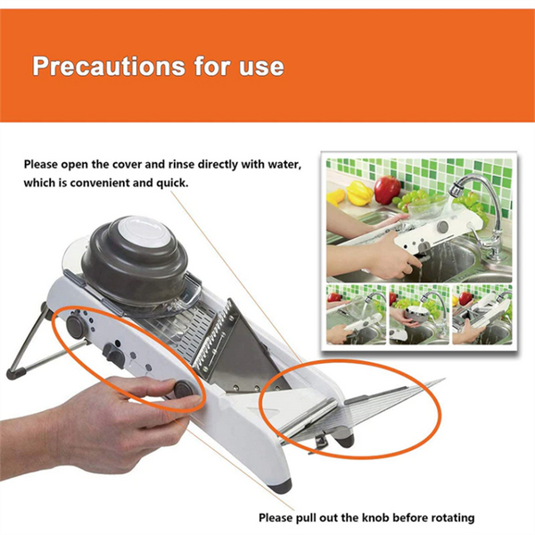 18 in 1 Vegetable Mandolin Slicer Fruit Peeler Cutter Grater Chopper Tool Slicer