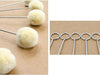 100Pcs DIY Leathercraft Wool Leather Dye Dauber Finish Applicator Tool Kit