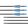 50x 31" FiberGlass Arrows Hunting Target Shooting Arrows for Teenager Upto 35LBS