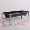 1m Sheep Goat Cattle Water Feed Trough Livestock Farm Feeder Tray with Bracket