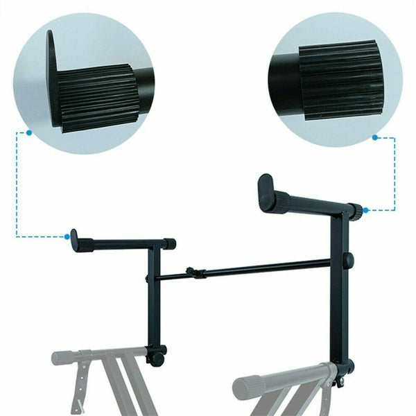 Keyboard Stand 2Tier Piano Rack Stand Electronic Keyboard Bracket Support Holder