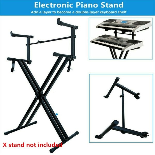 Keyboard Stand 2Tier Piano Rack Stand Electronic Keyboard Bracket Support Holder
