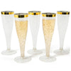 50/100X Bulk Champagne Wine Flutes Glasses Wedding Party Wine Glasses BPA Free