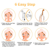 4 In 1 High Frequency Electrode Wand Electrotherapy Glass Tube Beauty Device