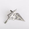 6x Archery Broadhead Hunting 100gr Arrow Head 3 Blade Stainless Steel Arrowhead