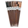 6 Pairs Natural Wood Chopsticks Handmade Chestnut Chopsticks Set Tableware Gift