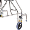 Mobility Walking Aid Walker Frame w/6 Wheels&Seat For Handicapped Rehabilitation