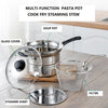 Pasta Noodle Cooking Pot Stainless Steel Fryer Steamer Pot Chip Frying Basket