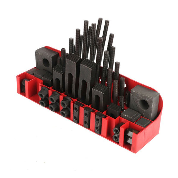 58 Pcs Pro-Series 1/2" T-Slot Hold Down Clamp Clamping Kit Bridgeport Mill Set