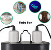 Reptile Lamp Double Dome UVB Light Head For Turtle Lizard with Separate Switches
