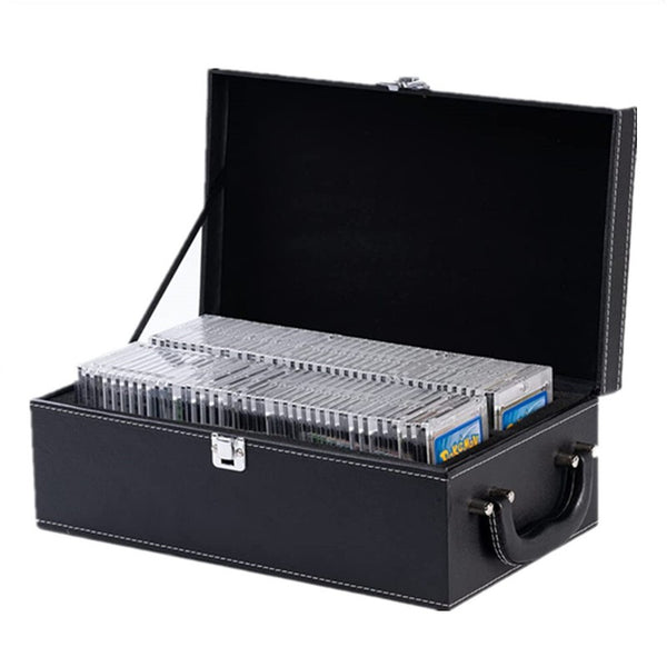 Graded Card Slab Carrying Case Slotted Storage Fits PSA/BGS/FGS Trading Sports