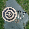 Wooden Dart & Axe Throwing Game Target Sets Indoor Outdoor Party Game for Adults