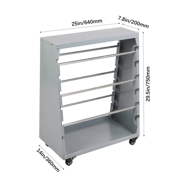 Spool Rack Trolley Wire Cable Stand Electrical Wire Holder Conduit Storage Cart