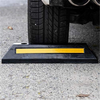 2pcs Car Parking Barrier Anti-Collision Locator Rubber Block Truck Wheel Limiter