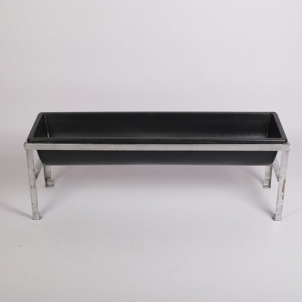 1m Sheep Goat Cattle Water Feed Trough Livestock Farm Feeder Tray with Bracket