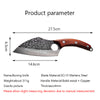 27.5cm Forged Butcher Boning Knife High Clad Steel Kitchen Meat Cleaver Knife