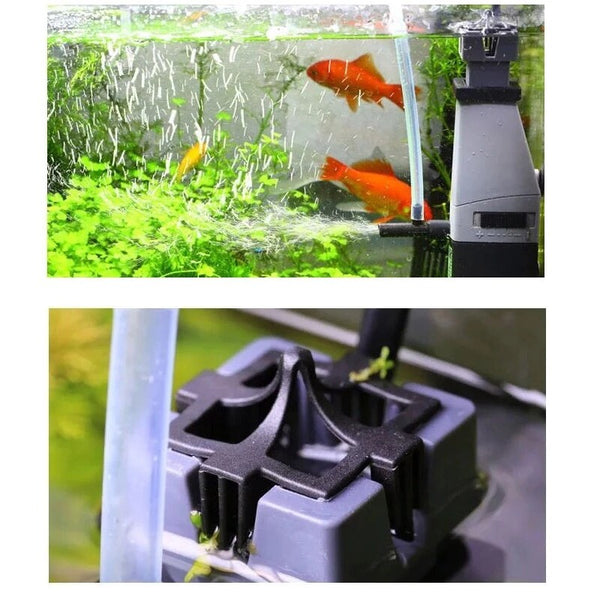 Surface Protein Skimmer Aquarium Plant Fish Tank Filter Pump Oil Film Processor