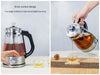 1L Electric Smart Kettle Automatic Steam Spray Teapot Coffee Tea Glass Boiler