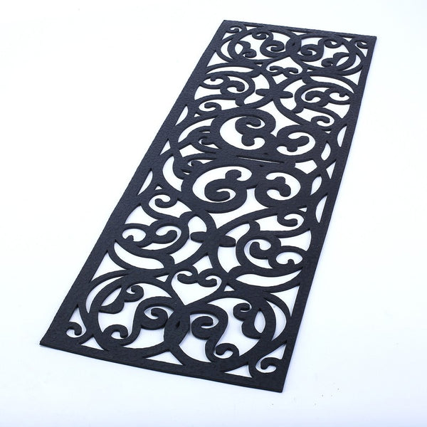5pcs Rubber Stair Treads Stair Traction Tread Mats, Outdoor Non-Slip Step Mats