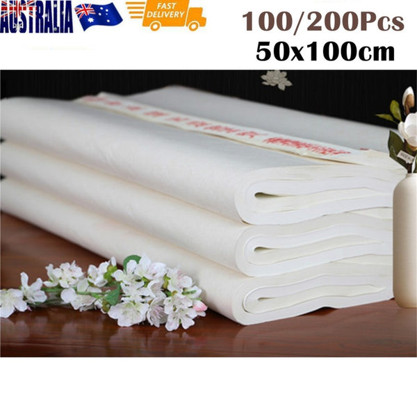 100PCS Traditional Xuan Paper Chinese Xuan Paper Rice Paper Painting Calligraphy