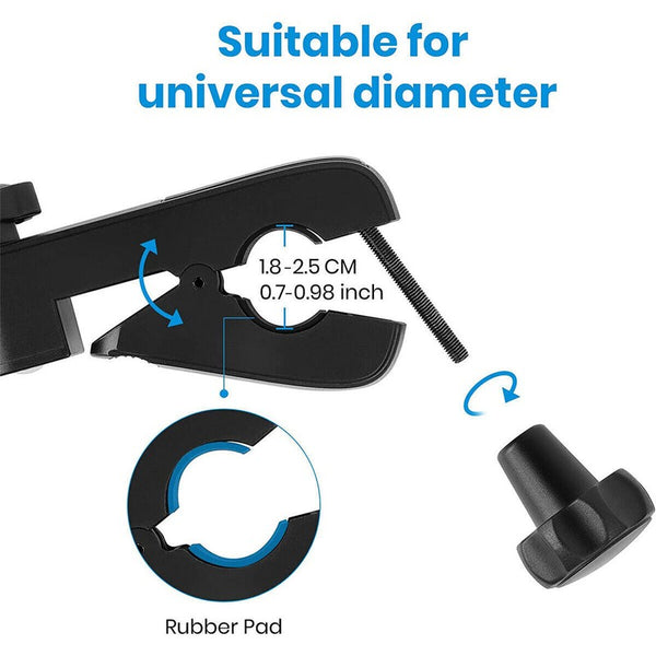 Tablet Holder for Microphone Stand Mic Music Stand Holder Clamp 4.13-9.06" iPad