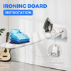 Wall Mounted Ironing Board 180° Swive Fold Away Ironing Board 37.4x11.8 inch