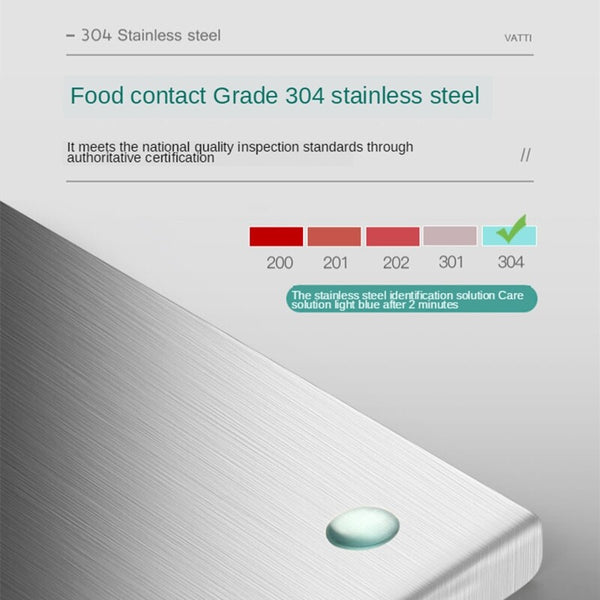 304 Stainless Steel Cutting Chopping Pastry Serving Board  50x40cm AU