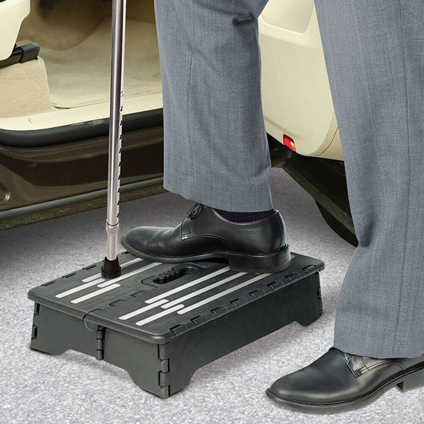 Anti-Slip Half Step Stool Portable Folding Step Riser for Elderly/Adults/Kids