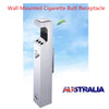 Wall Mounted Ashtray Pubs Outdoor Cigarette Disposal  Ash Bins Lockable w/ Keys