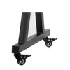 Piano Keyboard Stand Adjustable Folding Set Z Style Keyboard Stand with Wheels