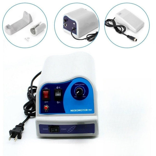 Electric Dental Lab Micro Motor Pro Marathon N8 Micromotor Polishing 45000 RPM