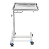 Salon Tray Adjustable Height Salon Rolling Tray for Tatto Medical Dental Tray