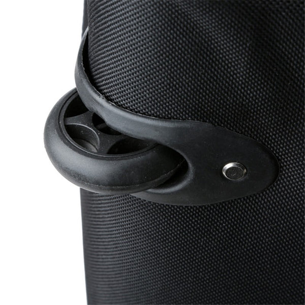 Large Duffle Bag with Wheel Portable Travel Sports Storage Bag Easy Carry Black