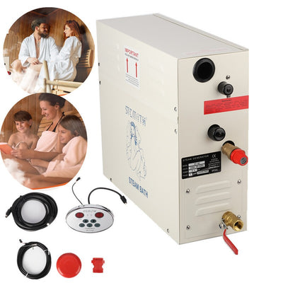 9KW Sauna Steam Machine Steam Generator Fumigation Device W/ Digital Controller