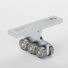 2PCS 6 Wheel Electric Hoist Trolley Roller T Trolley Assembly Silent Trolley
