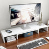 Dual Monitor Stand Riser Storage Desk Laptop Computer Organizer Stand Adjustable