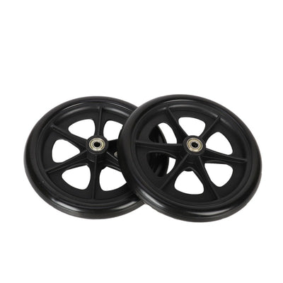 2× Replacement Parts 8'' Front Rear Wheel for Wheelchair Rollator Walker AU