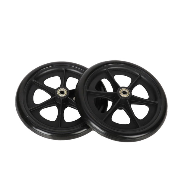 2× Replacement Parts 8'' Front Rear Wheel for Wheelchair Rollator Walker AU