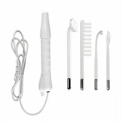 4 In 1 High Frequency Electrode Wand Electrotherapy Glass Tube Beauty Device