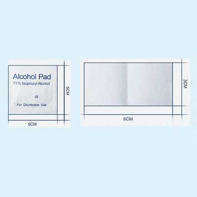 500PCS Alcohol Wipes Individually Wrapped with 75% Isopropyl Alcohol for Home