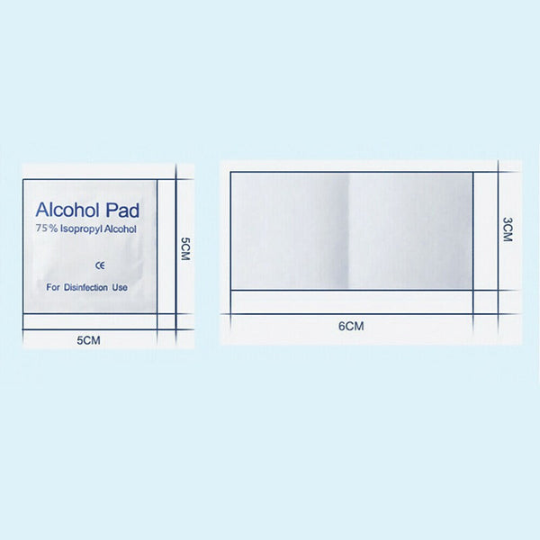 500PCS Alcohol Wipes Individually Wrapped with 75% Isopropyl Alcohol for Home