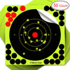 50Pk 8" INCH 20cm REACTIVE SPLATTER SHOOTING AIR RIFLE TARGET SELF ADHESIVE