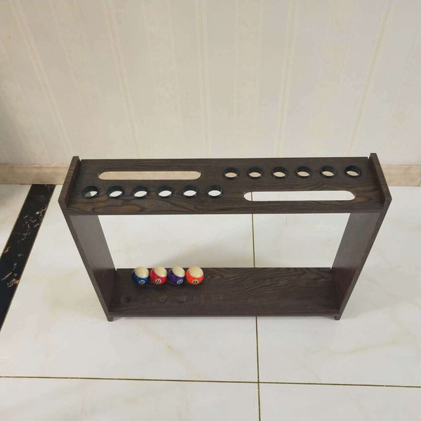 Pool Stick Holder Floor Stand Holds 12 Cues Pool Table Ball Rack Stick Storage